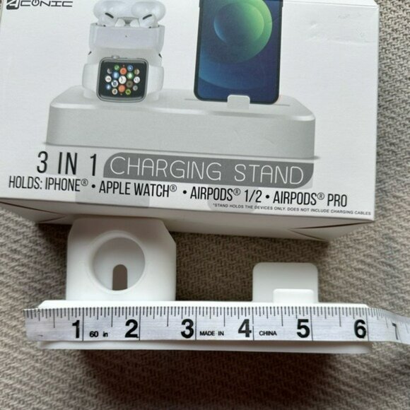 NEW 3 in 1 Charging Stand for Phone, Watch and AirPods NIB Gift - Picture 7 of 8